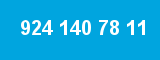 924 140 78 11 924 140 78 11